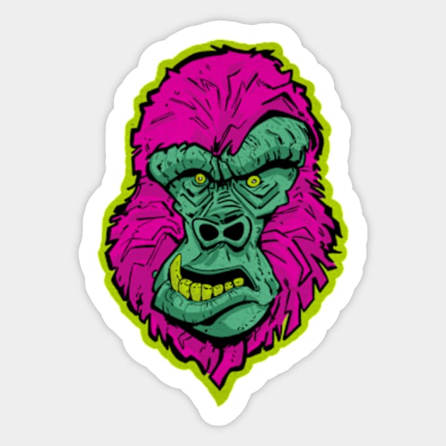 Gorilla Sticker by alllk